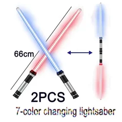 Zabawka dla dzieci Miecz świetlny RGB Zabawka dla dzieci Miecz laserowy RGB 7 kolorów Zmień siłę FX FOC Blaster Zabawki Jedi Miecz laserowy Light Saber