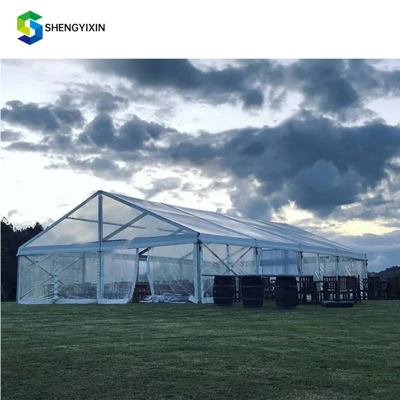 Custom Large PVC Clear Outdoor Hall Events Wedding Full Transparent Tent