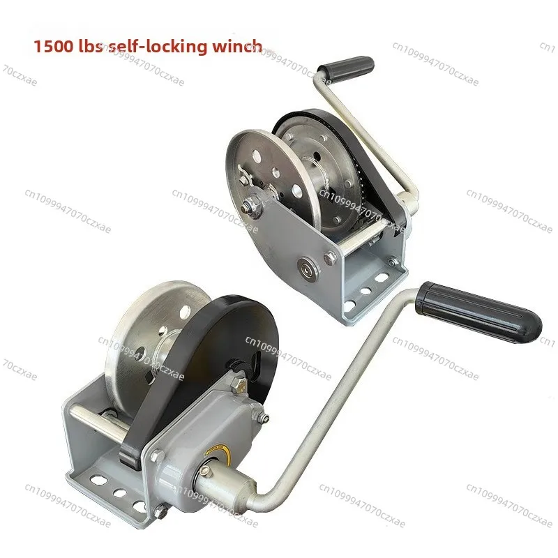 Self-locking Hand Winch Heavy Duty Winch, Small Winch Lifting Crane Two-way Self-locking Hand Winch