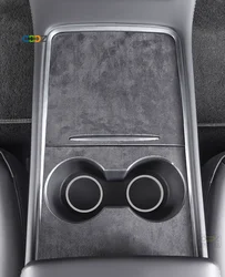 Black Trims For Tesla Model Y/3 2021-2023 Model 3  2024 Interior Center Console Wrap Kits Decor Stickerer