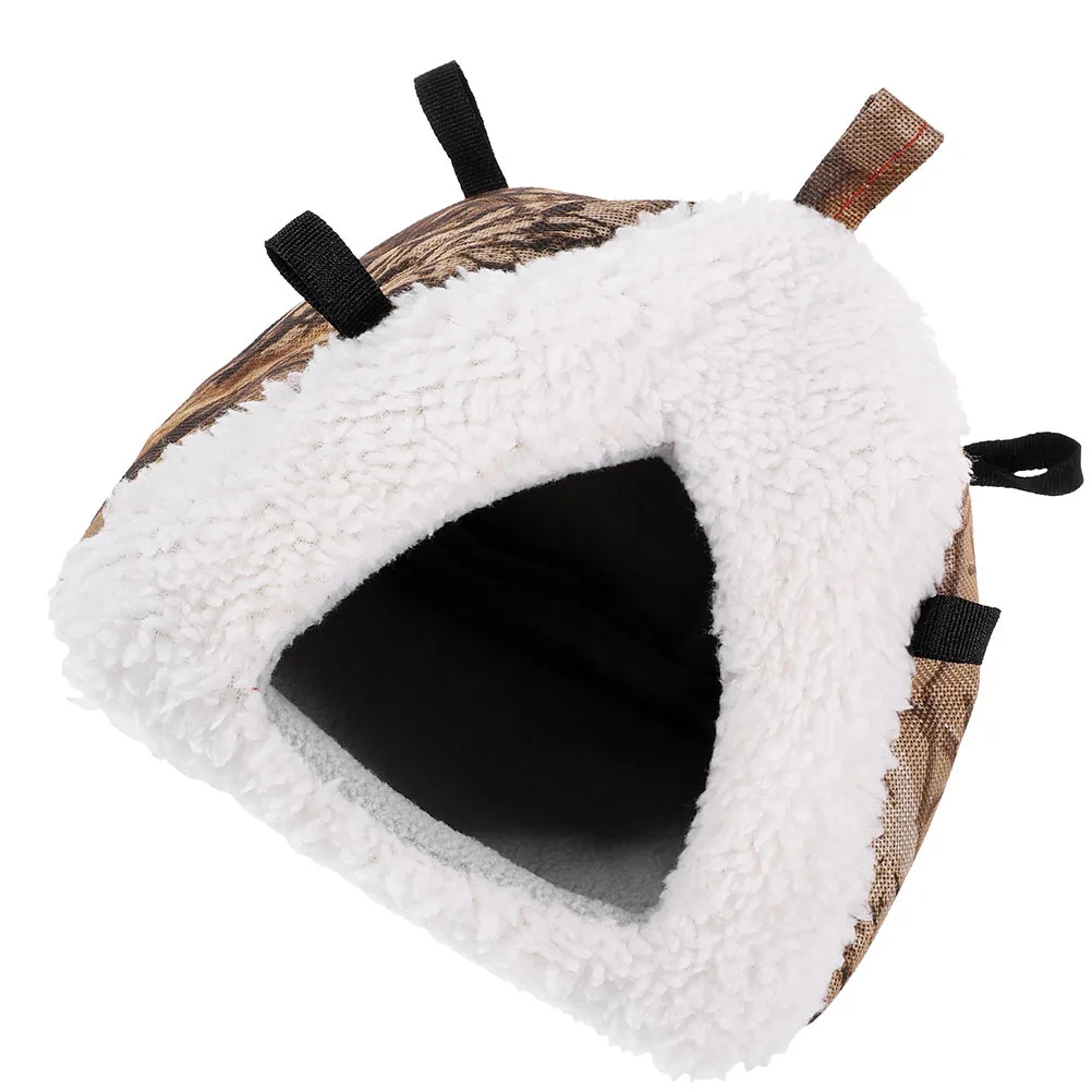 

Comfortable Hanging Nest Hamster Bed Warm Hideout Winter Chinchilla House Soft Durable Thick Stuffed Small Pets