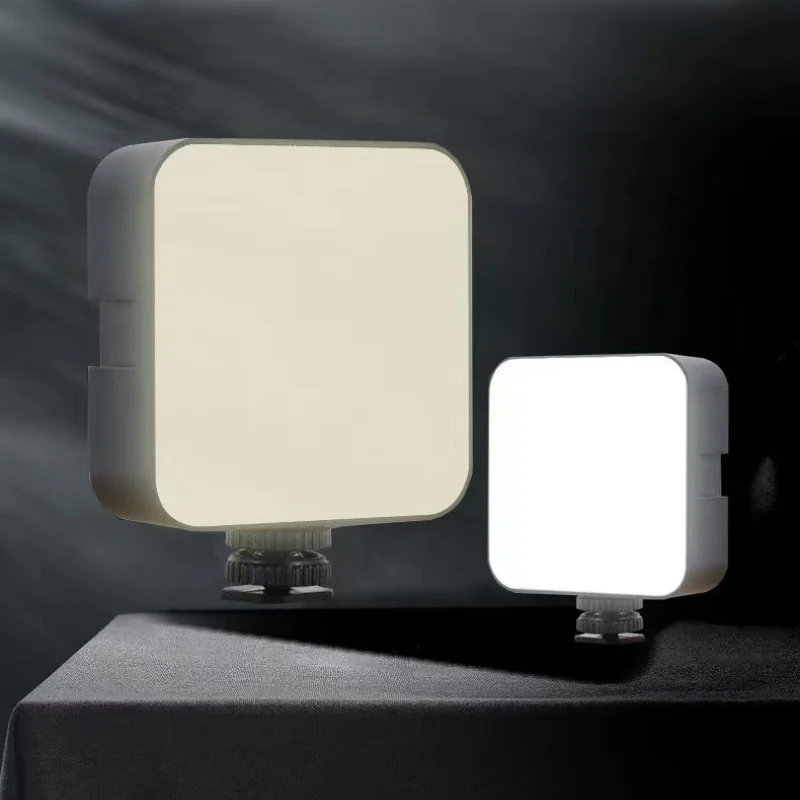 

LED Video Light Mini Portable Fill Light Photography Lighting Cell Phone Selfie Livestreaming Fill Lamp Cold and Warm Vlog Lamp