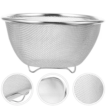 Sieb Verdickte Edelstahl Waschbecken Abfluss Korb Reis Sieb Waschen Küche Becken Lebensmittel Sieb Obst Sieb Küche Zubehör