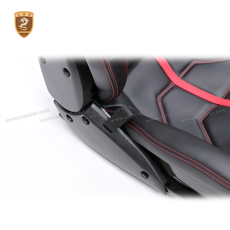 1 Pair Car Racing Seats For Ferrari SF90 296 458 488 F12 812 Universal High Quality Dry Carbon Fiber Interior Bucket Seats view 5