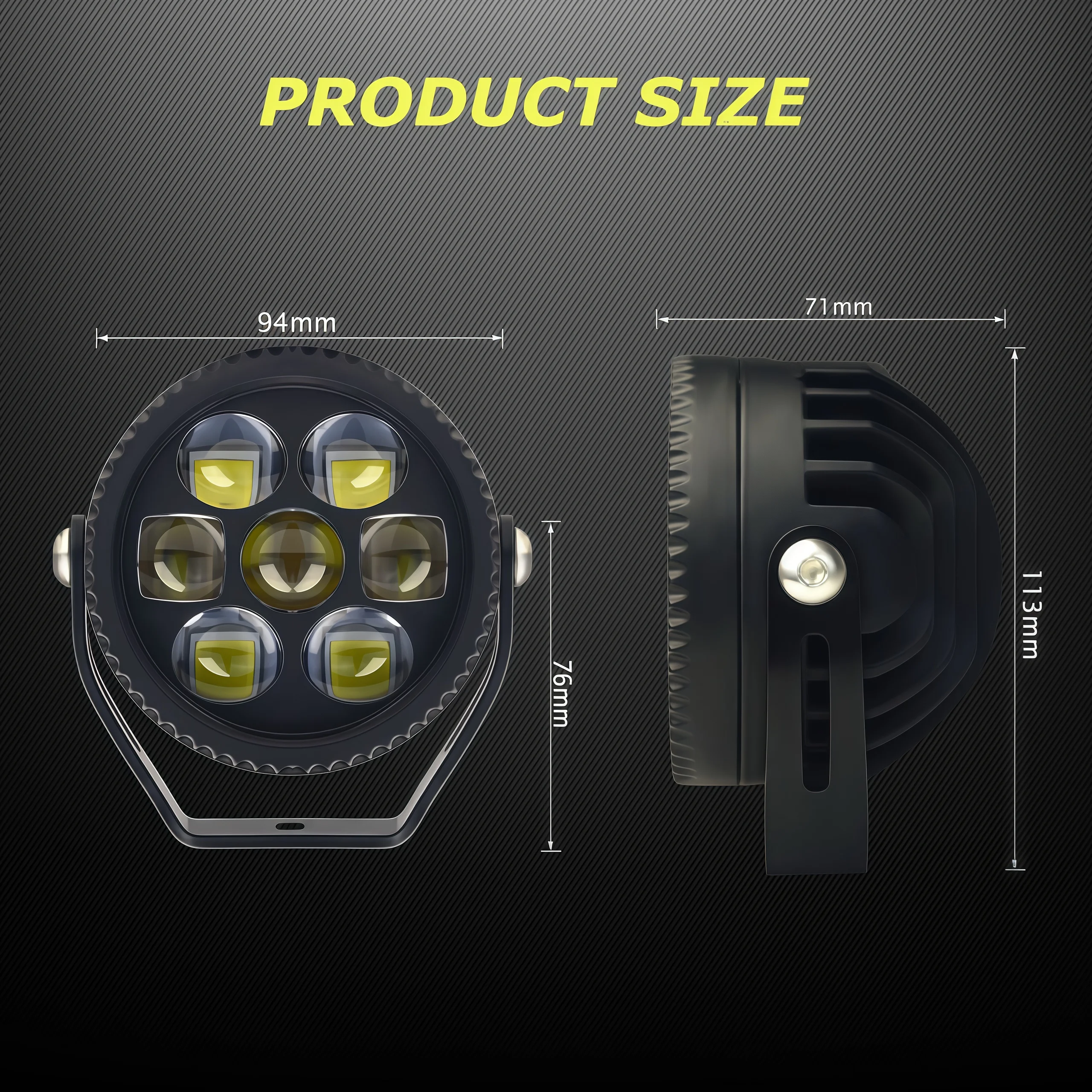 LED ضوء العمل الأضواء أضواء الضباب مصباح قيادة مساعد لسيارات BMW R1200GS R1250GS F800 F850 F900 دراجة نارية SUV ATV UTV شاحنة