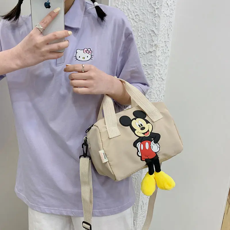 Disney New Ladies Shoulder Bag Mickey Mouse Cute Cartoon Casual Messenger Bag Mini Bag Parent-child Handbag Birthday Gift