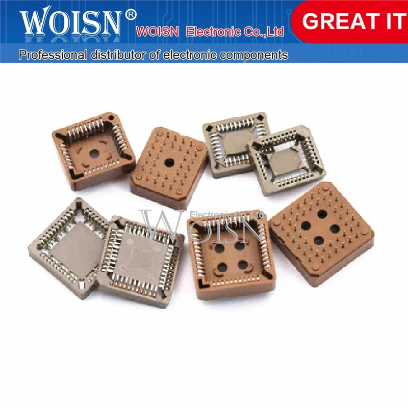 5pcs/lot In-line PLCC test seat chip base PLCC68 IC seat DIP