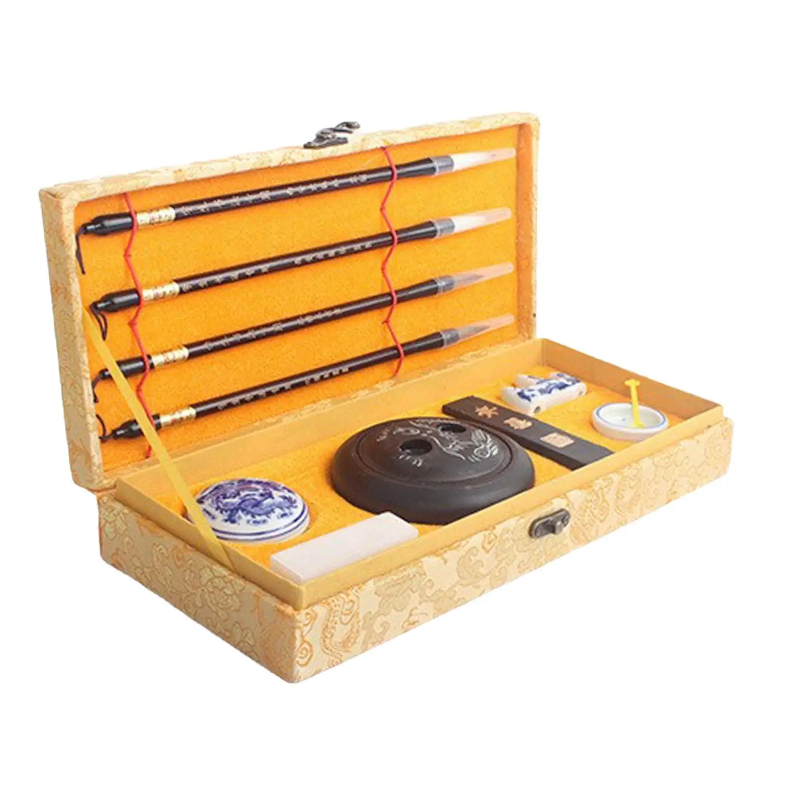 Set Sikat Rambut Set Kuas Tulis Kaligrafi Pensil Kayu Solid