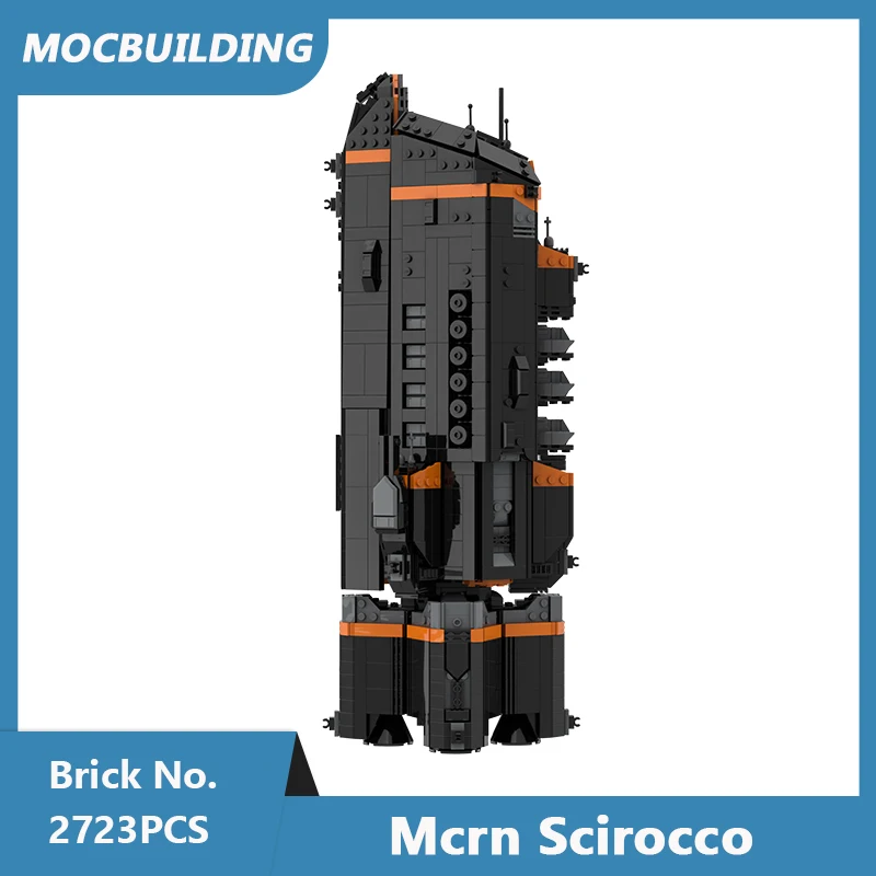 MOC Building Blocks Mcrn Scirocco Model DIY Assembled Bricks Space Series Educational Creative Display Toys Xmas Gifts 2723PCS