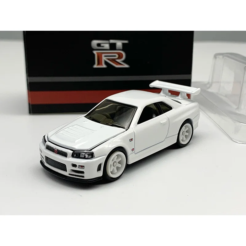 ZZC Diecast Alloy 1:64 GTR R34 Open-Top Edition Without Side Window Car Model Adult Classic Collection Display Gift Boy Toy Spot