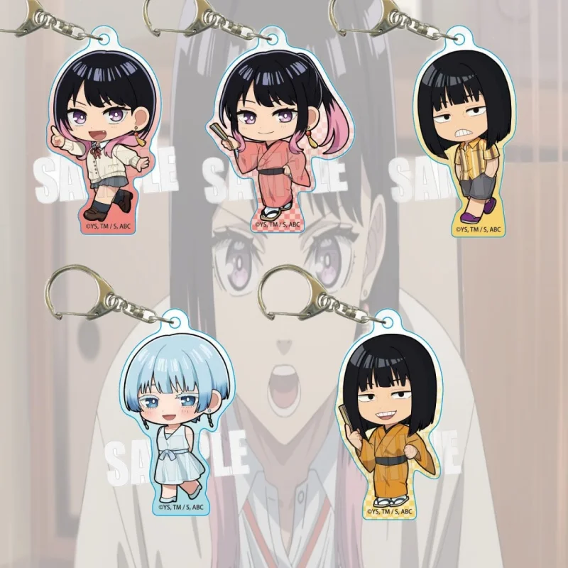 Akane-banashi 6CM Akane Ōsaki Akane Arakawa Acrylic Figure Keychain Bag Charms Backpack Pendant Friends Gifts Car Pendant