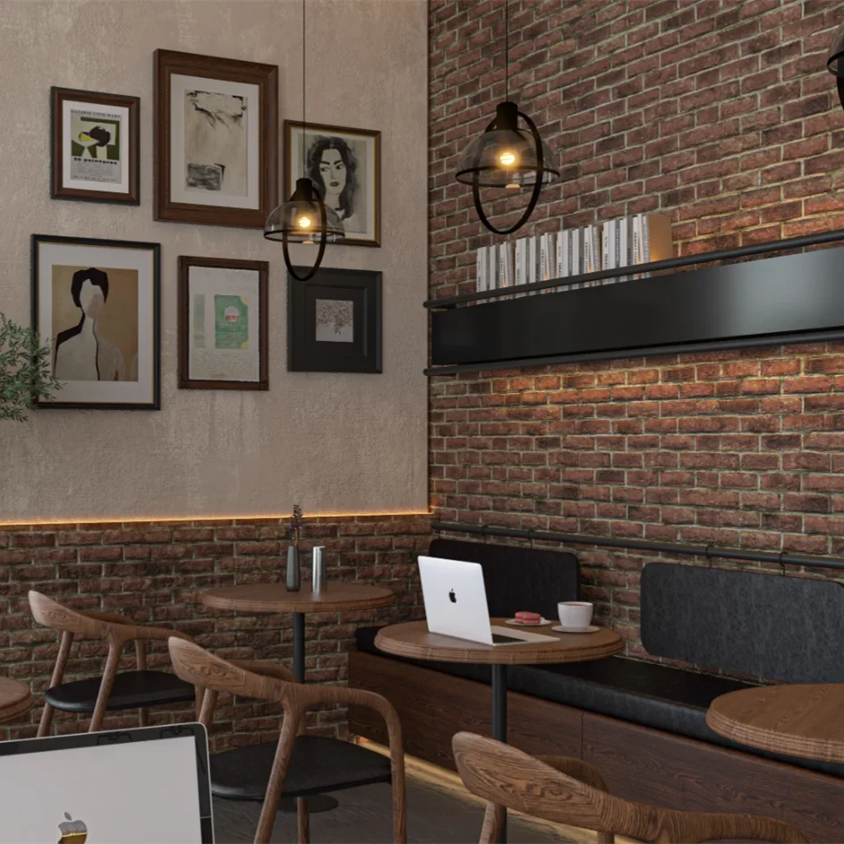 Mesas y sillas de restaurante de lujo con diseño personalizado, decoración de cafetería, venta al por menor, muebles de tienda de té de burbujas