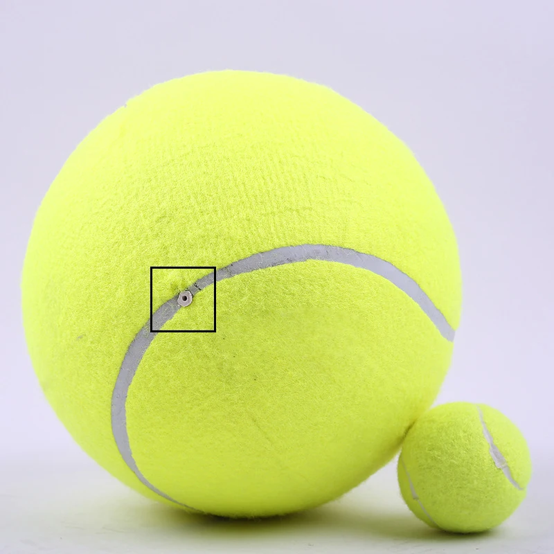 Juguetes coloridos para mascotas, juguetes duraderos de pelota de tenis de gran tamaño para perros de 9,5 pulgadas