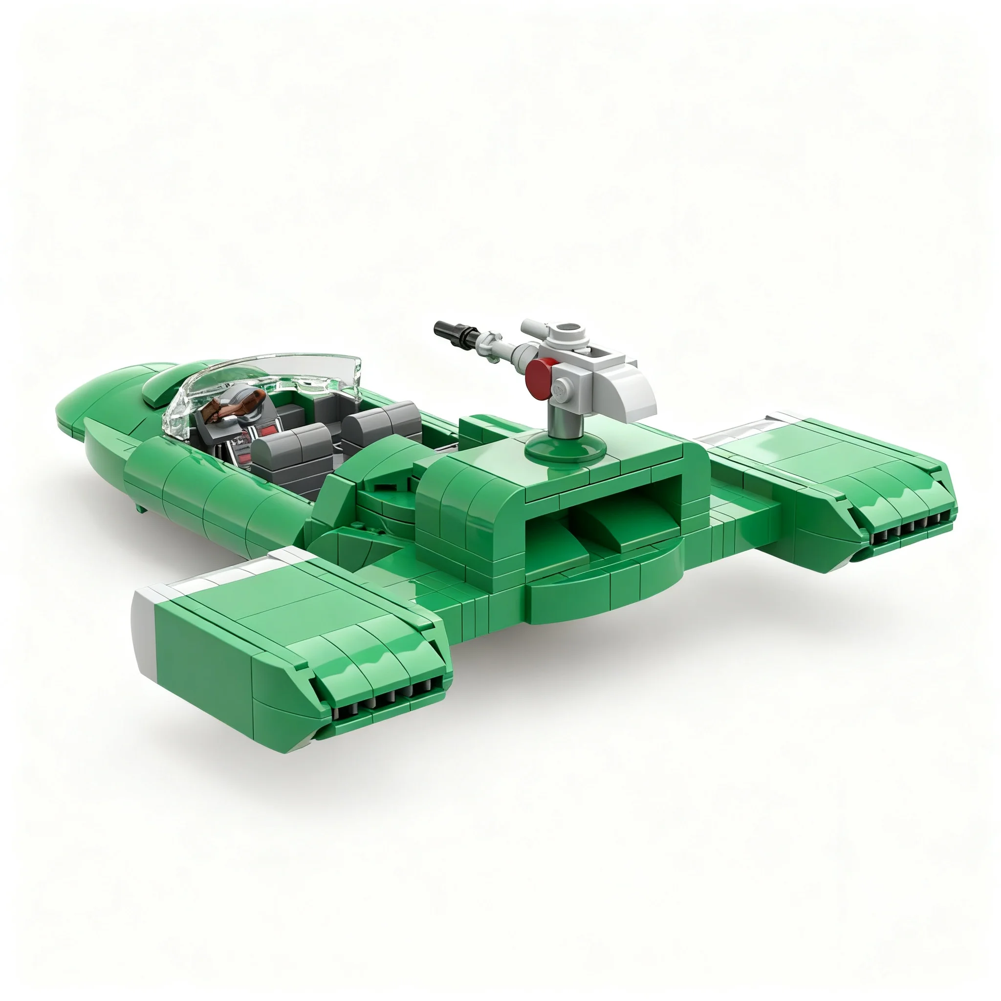 384pcs MOC Flash Speeder Star Battle Model Building Blocks Architecture Toy Christmas Gifts Birthday Creative Kids Idea Brick