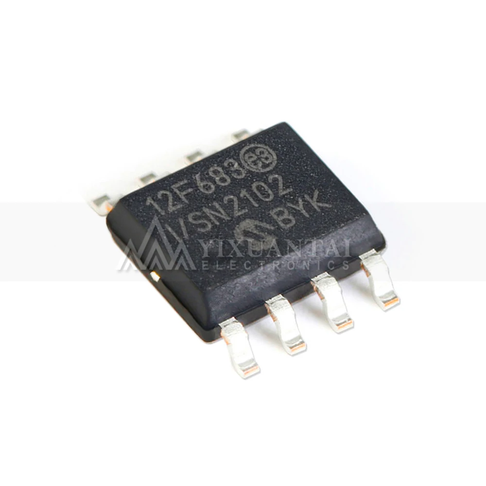 

10PCS/LOT NEW Original PIC12F683-I/SN PIC12F683 Marking:12F683 I/SN IC MCU 8BIT 3.5KB FLASH 8SOIC