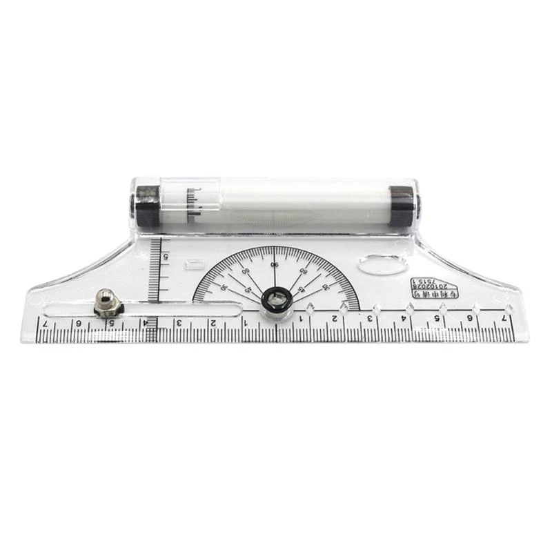 

Stationery Protractor Line Drawing Pulley Centering Parallel Rolling Ruler