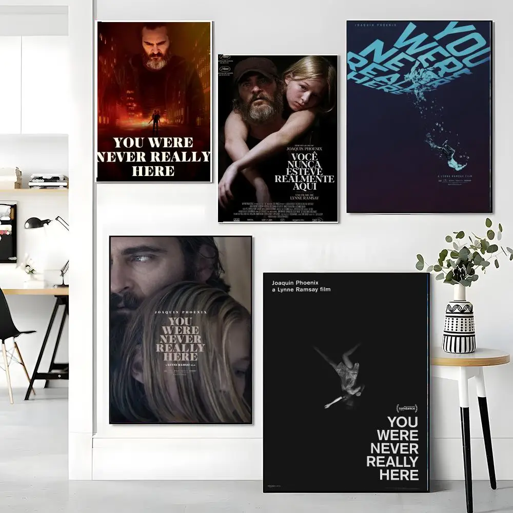 classic movie Y-You Were Never Really Here-E Painting Calligraphy Boho Botanical Decor for Living Room Elegant Home Style