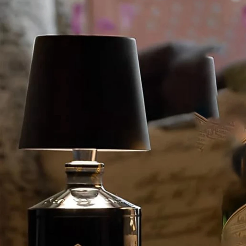 ร้อน! ไฟขวดไร้สาย - แสงโดยรอบสําหรับขวดไวน์, ไฟตกแต่งขวดไวน์ลดแสงแบบ Stepless 3 สี