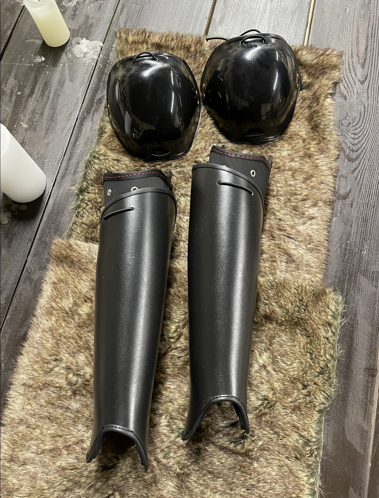 Protecciones HEMA ajustables para antebrazos y piernas, hasta codo - imagen 4