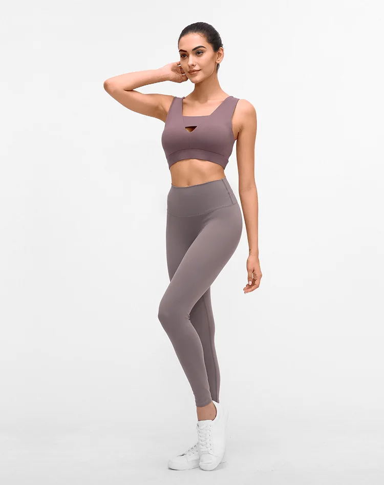 18 Colors Pant Second Skin Feel Yoga Pants Women Squat Proof 4-Way Stretch Sport Gym Legging Fitness Tights