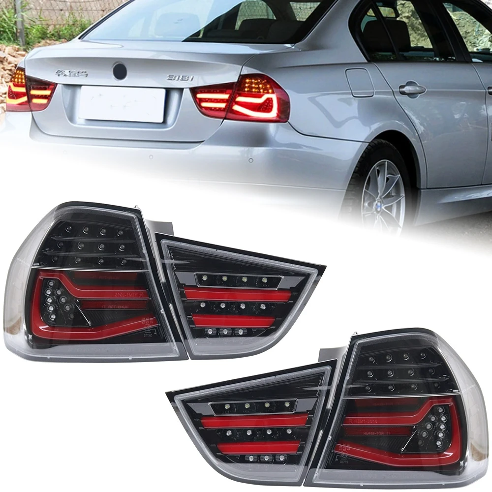 

AKD Стайлинг автомобиля для BMW E90 Задний фонарь 2009-2012 320i 323i325i 330i Светодиодный задний фонарь DRL Сигнал тормоза заднего хода автоаксессуары