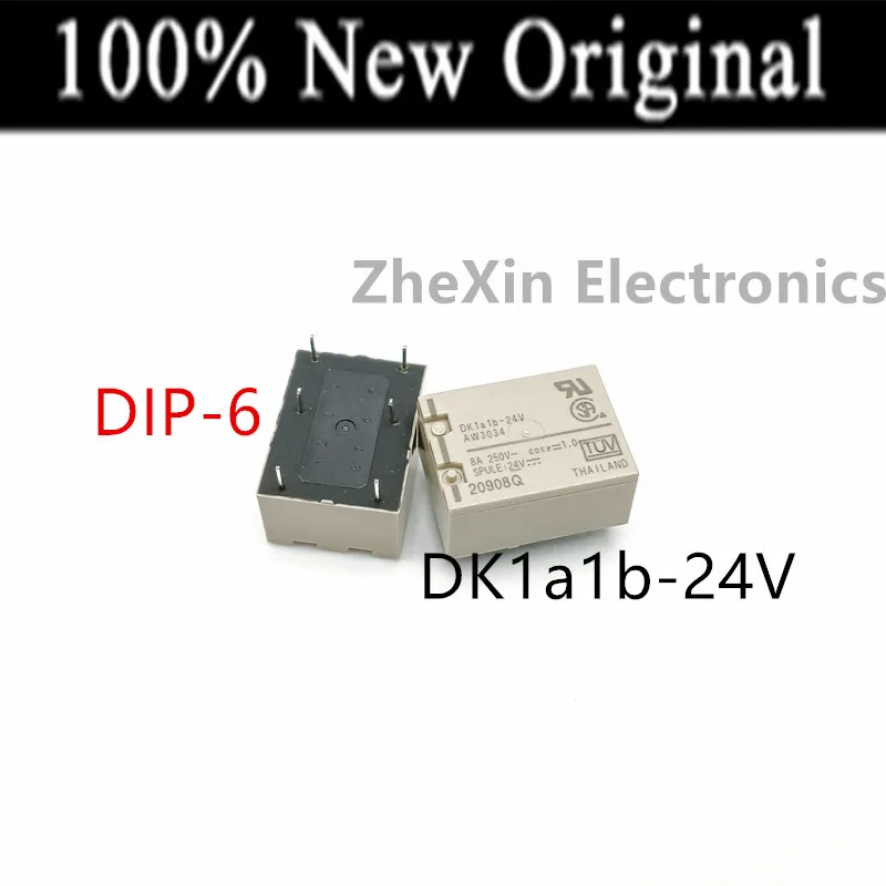 5PCS/Lot   DK1A1B-24V 、DK1A1B-12V 、DK1A1B-5V   DIP-6   New original stable power relay    AW3034 、AW3033 、AW3039