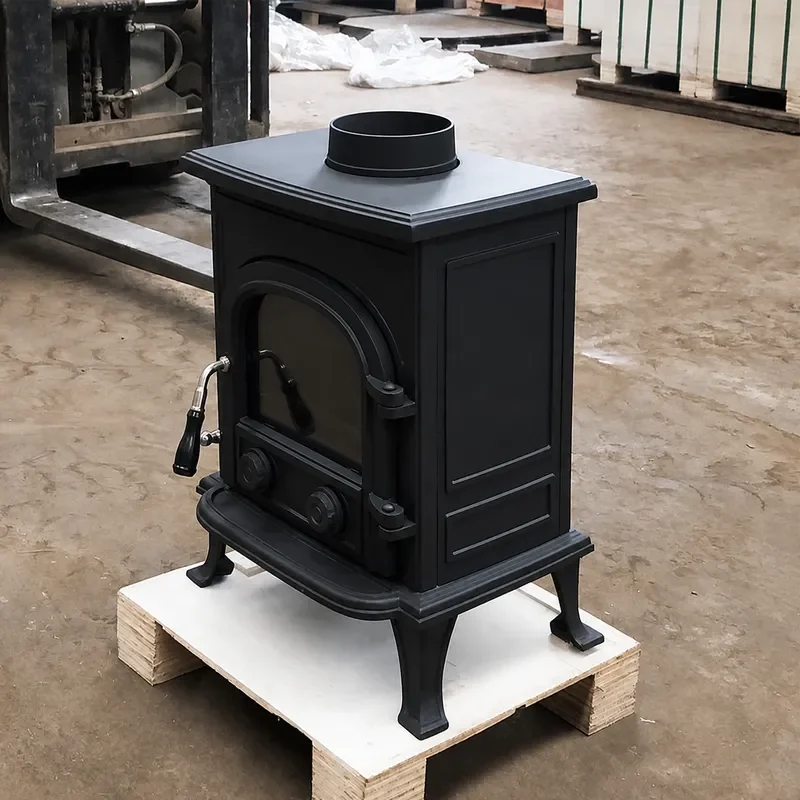 Real Fire Wood Burning Cast Iron Fireplace Heater for Home Camping Tent BnB Direct from Manufacturer