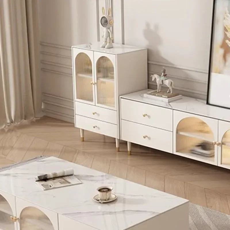 Floor Tv Stand Bedroom Fireplace Monitor Drawers Tv Unit Living Room Desk Luxury Bench Stojaki Telewizyjne Modern Furniture image 6