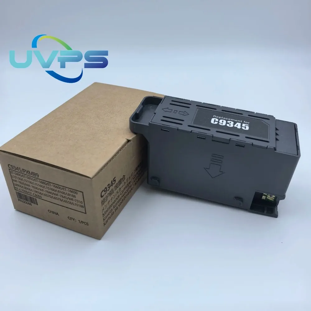 

5 шт. C9345 коробка для обслуживания чернил для EPSON L8050 L8160 L8180 L15158 L15168 L15180 L18050 ET 8500 8550 18100 M15180 M16680 16680