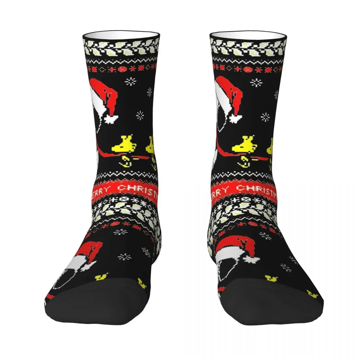 Snoopy Socks Christmas Korean Stockings Couple Quality Running Sports Socks Winter Pattern Non-Slip Socks