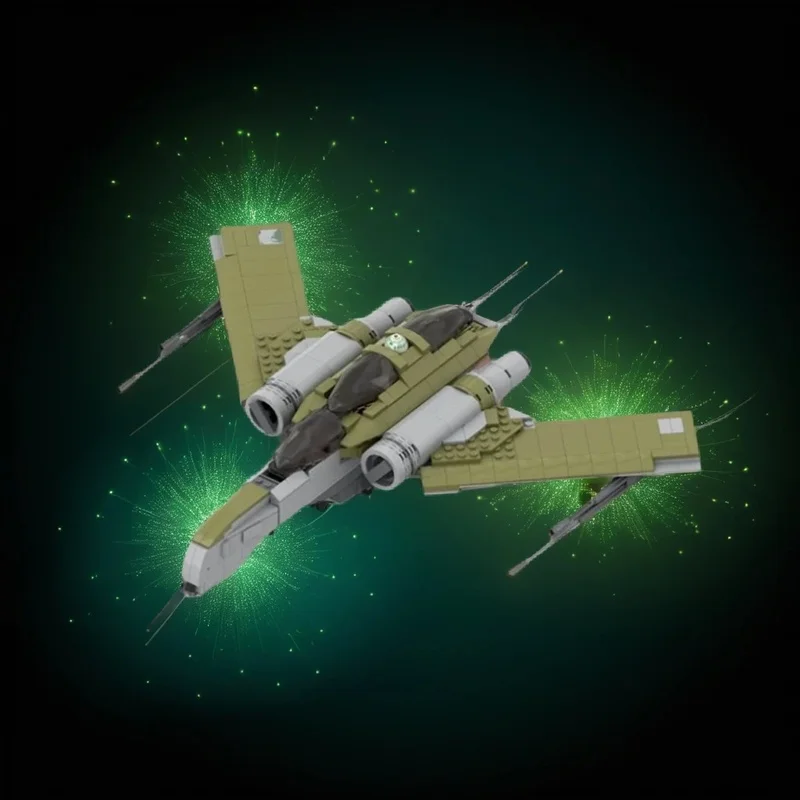 

NEW 585PCS MOC Space Battle Arc 200 Outlaws Model DIY Creative Ideas Assembly Building Blocks Birthday Gift Display Building Set