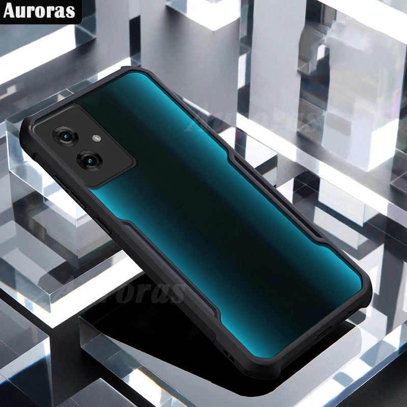Funda a prueba de golpes para Moto G55 G35, carcasa protectora transparente Bakc, Airbag, funda delgada para Moto G35 G55