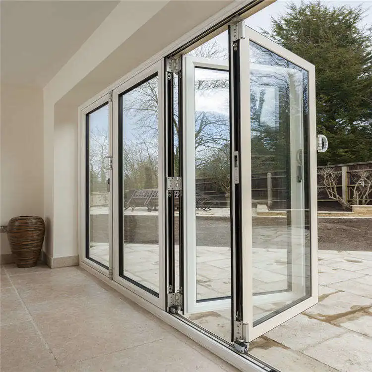 Living Room Hallway Partition Folding Door Various Colors and Sizes Accordion Folding Doors Soundproofing Stacking Doors