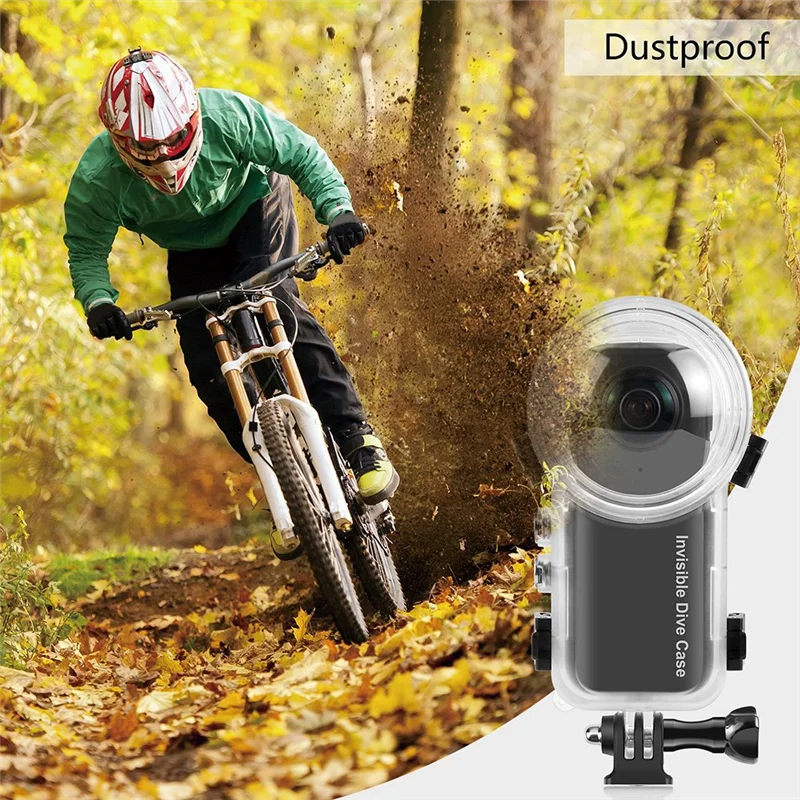 

Camera Waterproof Case For Insta360 X4 Panorama Sports Camera Fully Invisible Dive Case 50M Camera Waterproof Case-A74Z