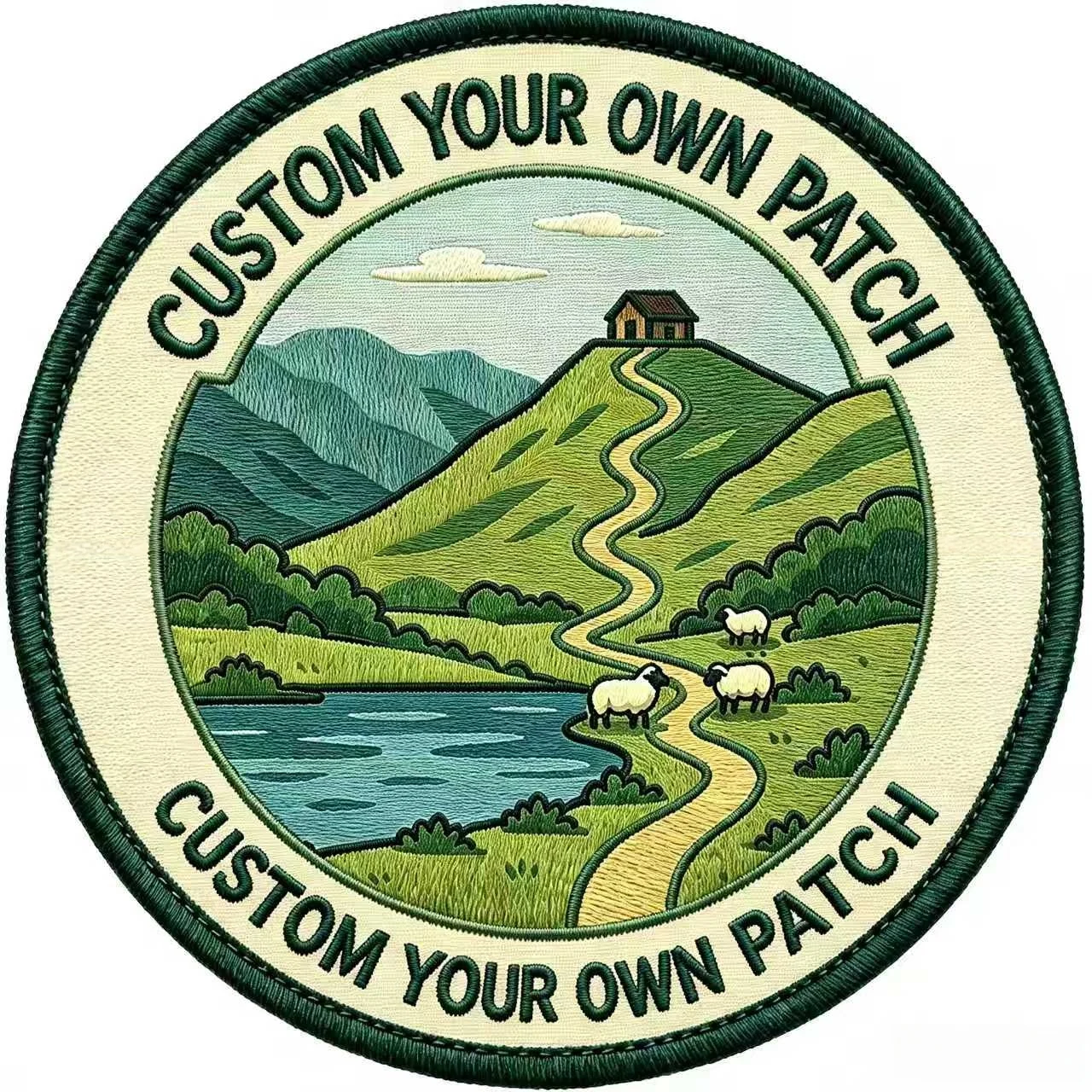 Custom Embroidery Patch DIY Logo Iron On Patches Customized Name Image Embroidered Patch For Clothing Backpack Hat Accessories