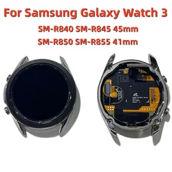 For Samsung Galaxy Watch 3 SM-R840 SM-R845 45mm / Watch3 SM-R850 SM-R855 41mm LCD Display Touch Screen Digitizer Assembly