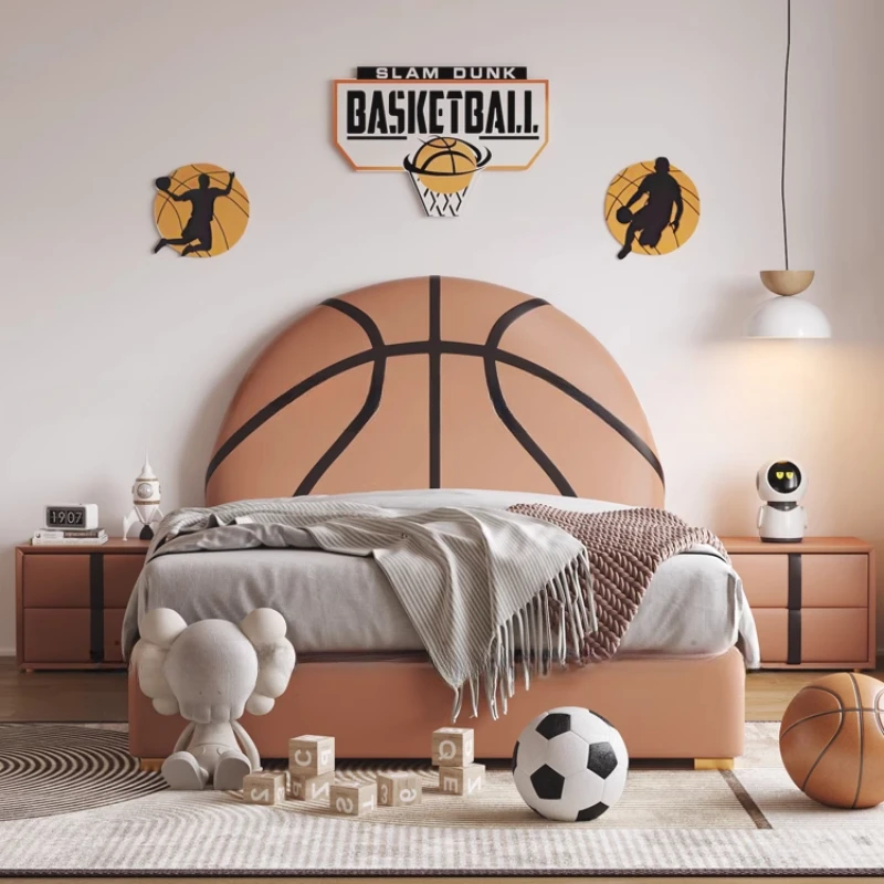 

For Wood Full Luxury Kids Bed Modern Headboard King Twin Children Beds Wood House Wood Storage Space De Casal Bedroom Furniture