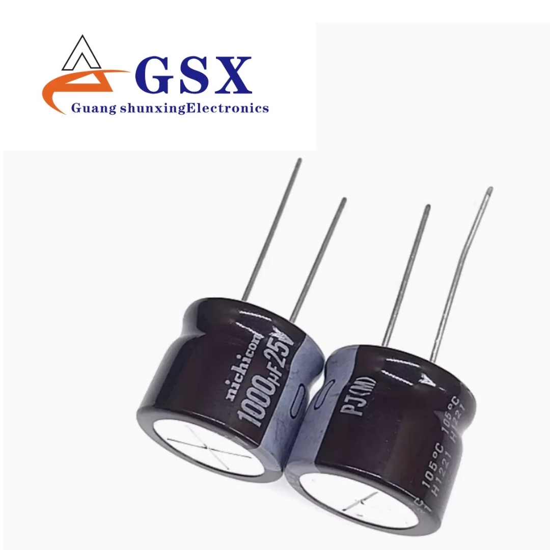 

1000UF 25V imported aluminum electrolytic capacitor 25v1000uf 18 * 15 Nijikang PJ high-frequency long life