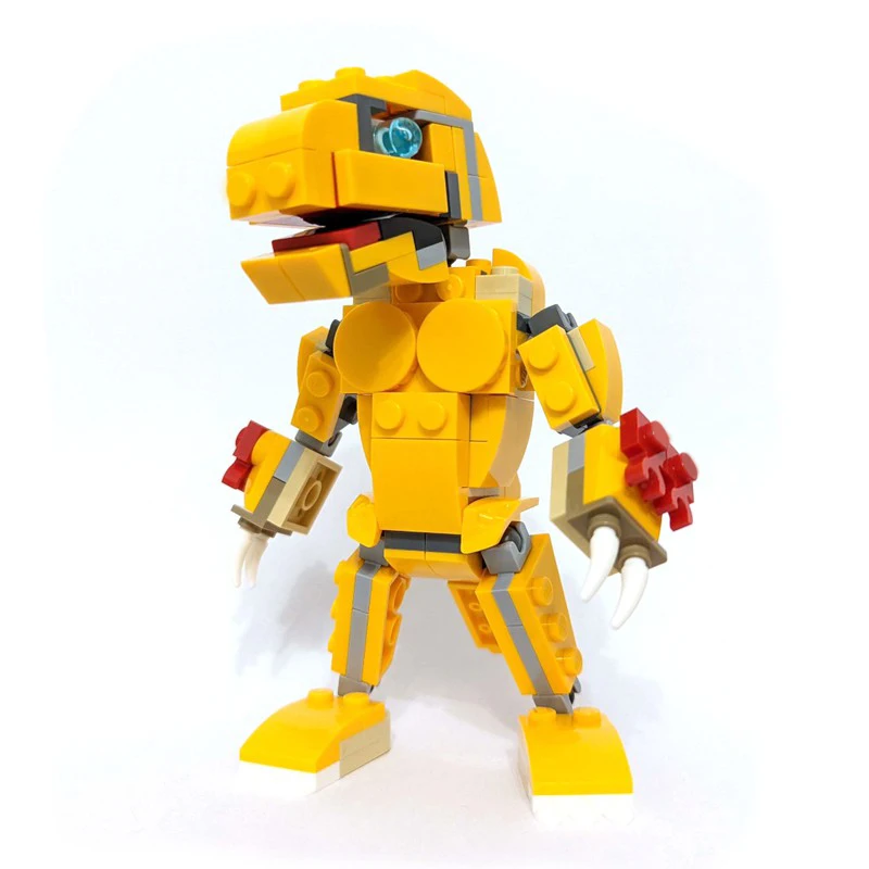 

138pcs MOC Agumon Creator 3 1 Model Building Blocks Architecture Toys Christmas Gift Education DIY Creative Brick Kids Idea
