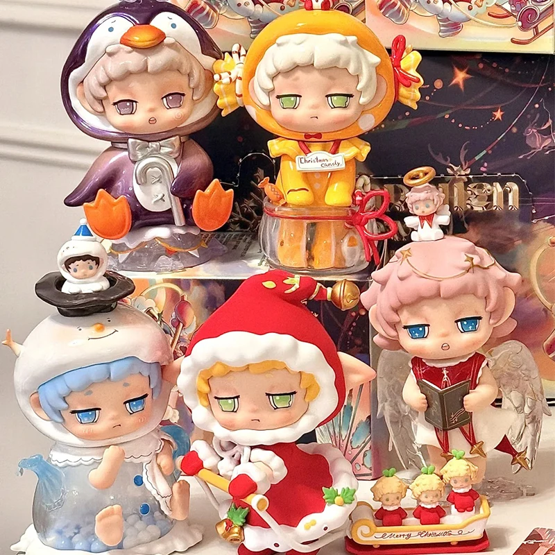 FAYA Standchen Snow Of Kingdom กล่องตาบอดน่ารักอะนิเมะตุ๊กตา Surprise กล่อง Kawaii Faya Action Figure Mystery กล่องคริสต์มาสของขวัญของเล่น