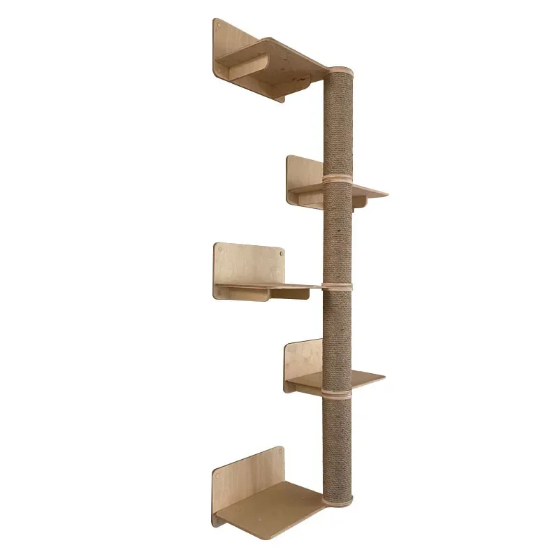 

Wooden Scratch for Cats Tree Climbing Protector Sofa Furnitures Cat Tree Toy Games Interactive Cats Accessories for Home