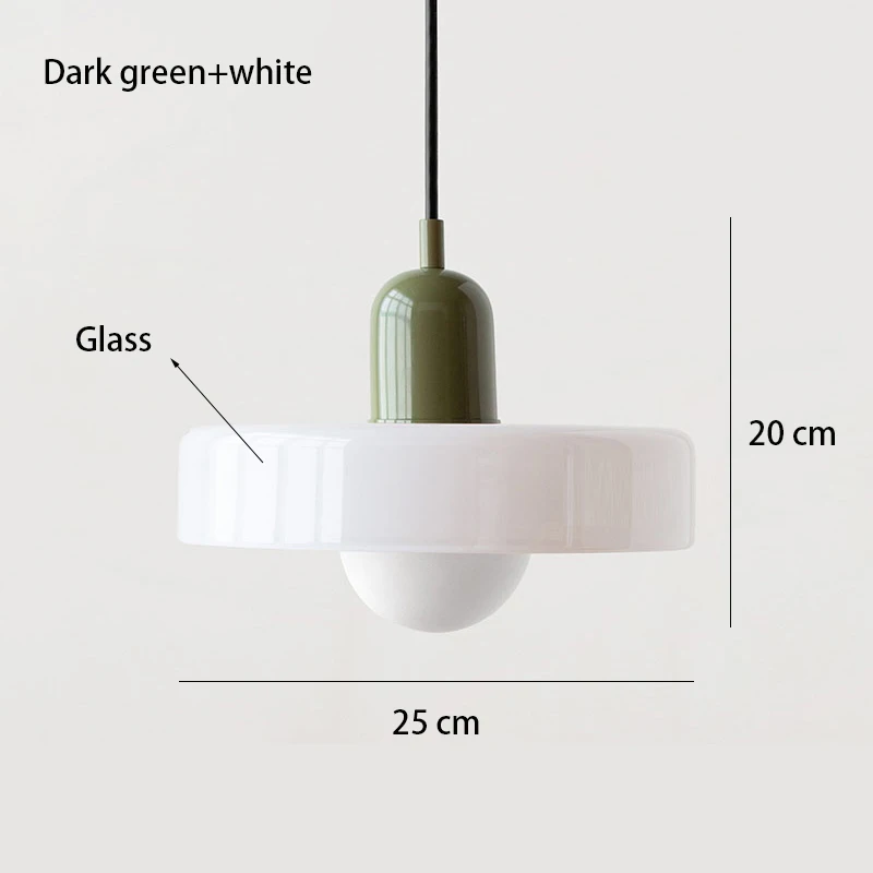 Nordic Retro Glazen Kroonluchter Woonkamer Eetkamer Slaapkamer Keuken Moderne Verlichting Decoratie Retro Verlichtingsarmatuur E27LED