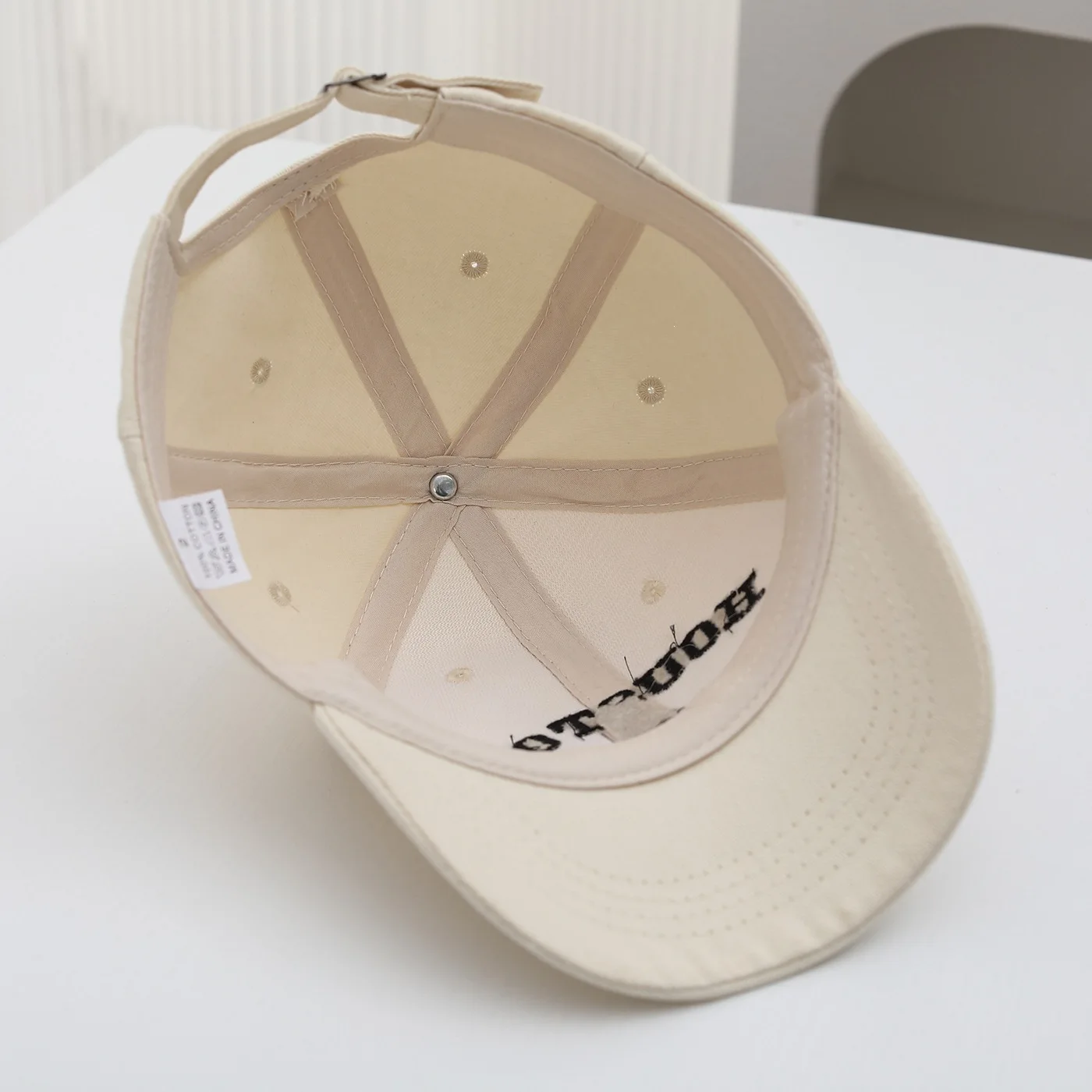 Embroidery Letter Kids Baseball Cap Fashion Children Peaked Cap Boy Girl Sunshade Visor Solid Color Baby Duck Tongue Hat view 4
