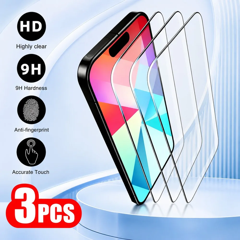 3PCS Tempered Glass For Oppo Reno13 Reno13 F Reno13 F 5G Reno13 FS 4G Screen Protector For Oppo Reno13 FS 5G Reno13 Pro Reno12