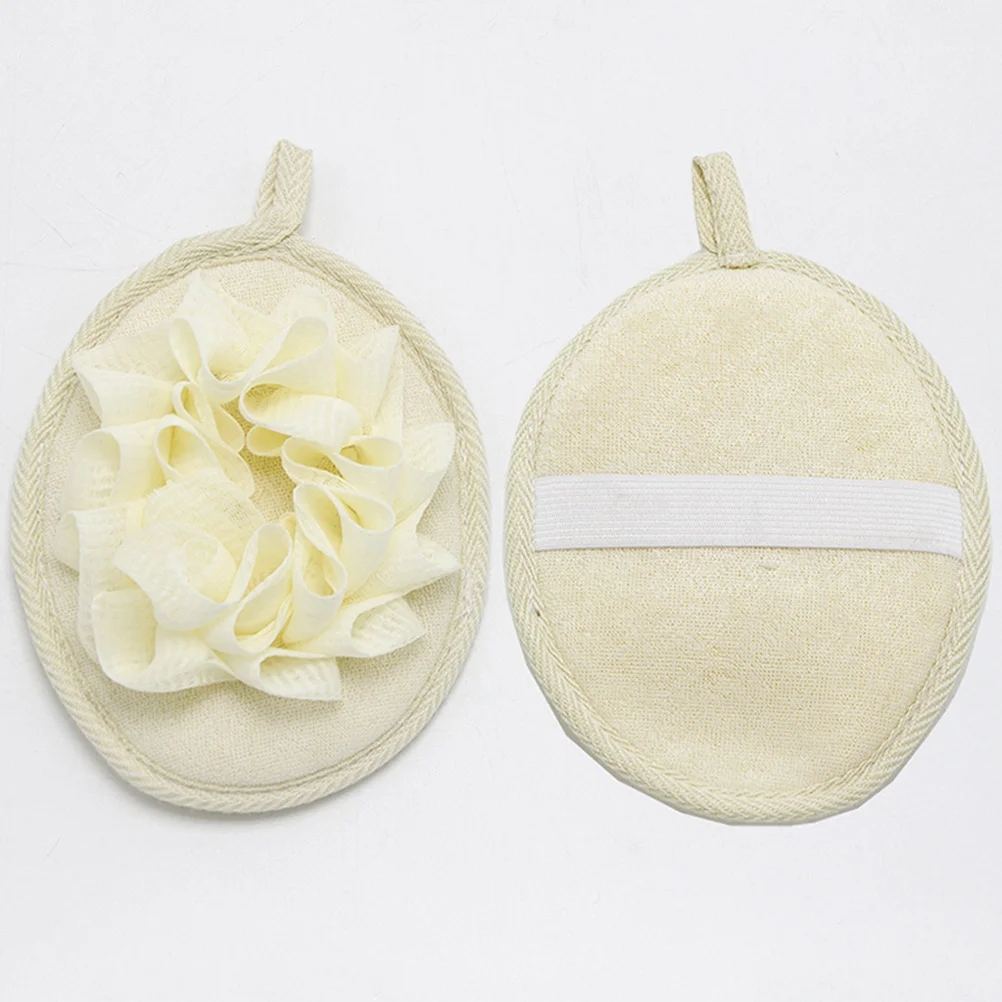 

4Pcs Bath Shower Loofah Exfoliating Mesh Loofah Balls Gentle Exfoliate Back Scrubber Body Scrubbing Cloth for Shower