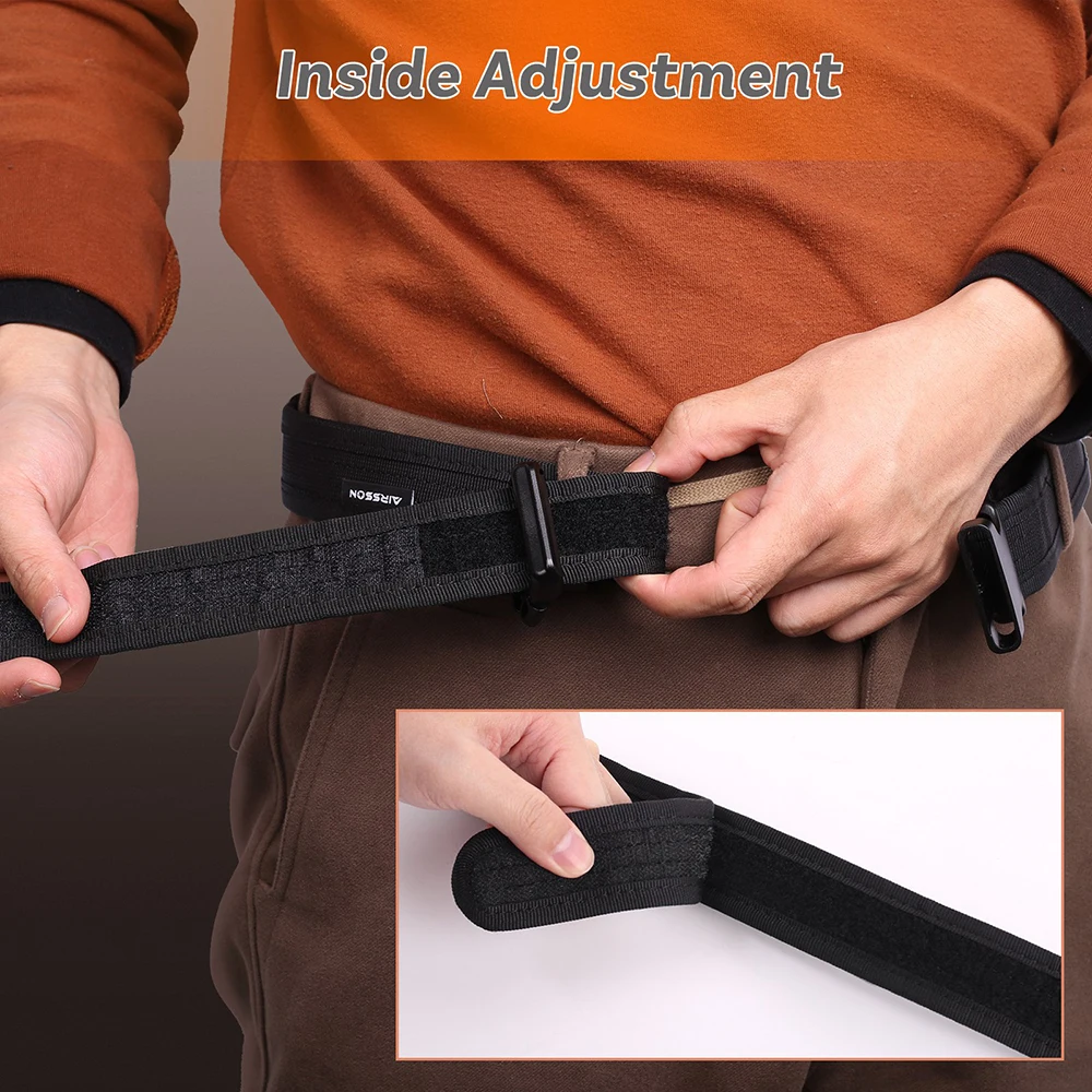 Tactical Belt 1.5inch Duty Web Belt 130cm 600D Nylon Adjustable Waist Support Load Bearing Combat Belt Outdoor Camping Hiking