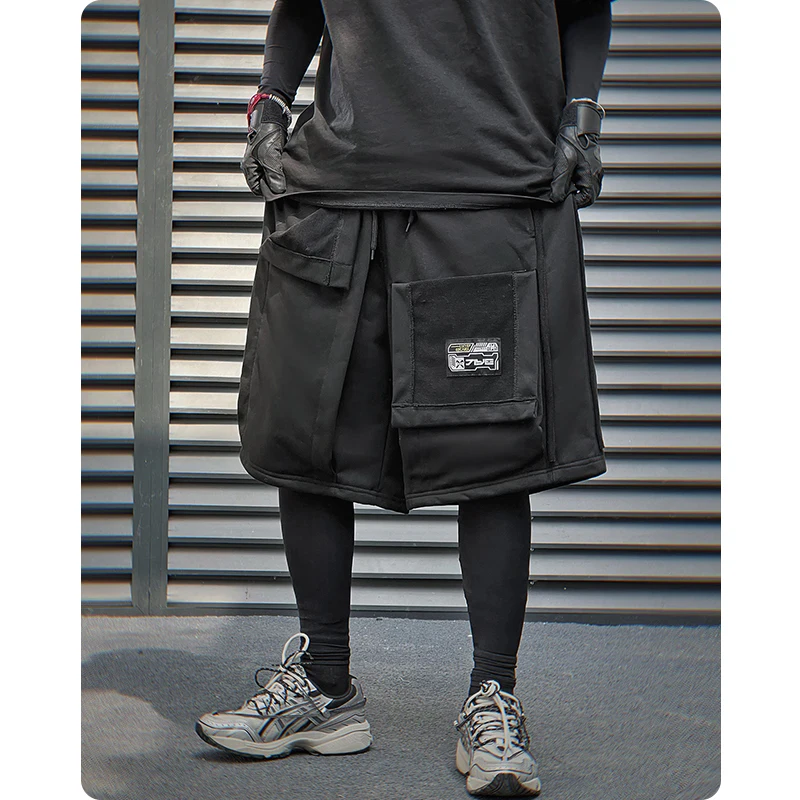 

Unisex Summer Five Piece Pants Fitting Casual Sport Shorts Trendy Three-Dimensional Pockets Large Pocket Men's clothing Harajuku