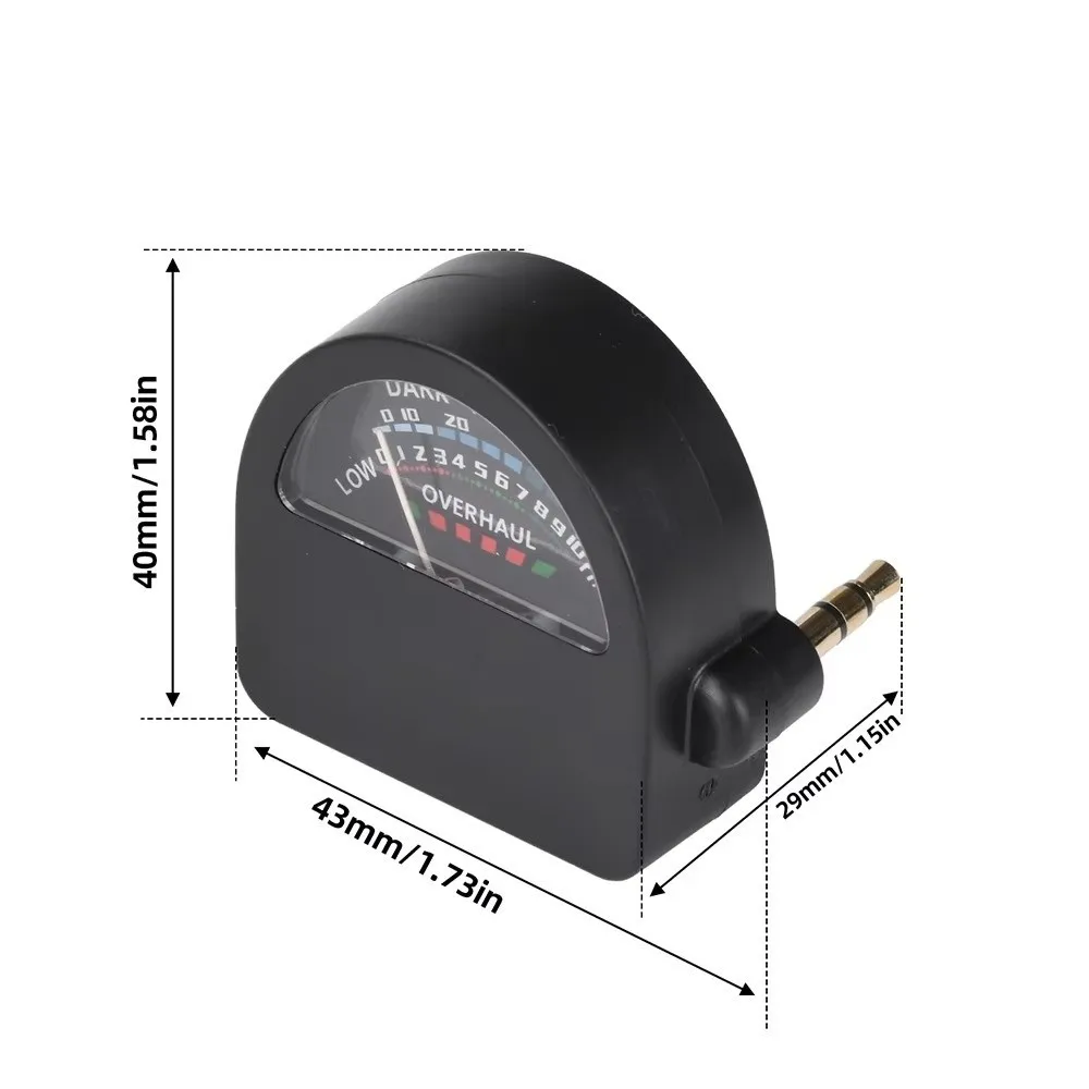 Analog Dial Gauge Pipe Leak Detector Rechargeable Battery Gain Adjustable Water Leak Tester USB Charging High Sensitivity