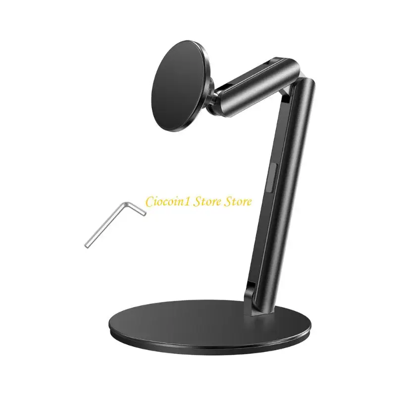 A3PC Strong Magnet Desktop Phone Dock Height Adjustable Aluminum Stand for Devices