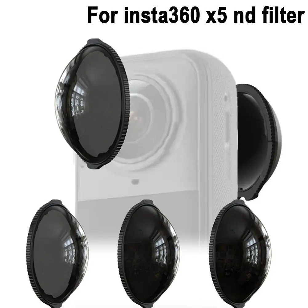 

Для фильтров Insta 360 X5 ND16 ND32 ND64 Специальный фильтр Устойчивый к царапинам Для Insta 360 X5 Фильтры из закаленного стекла одна пара